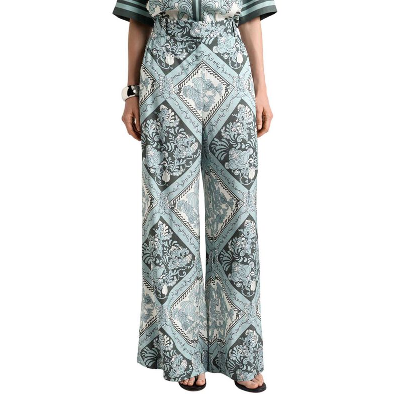 Cue Ornate Tile Wide Leg Pant image number 0